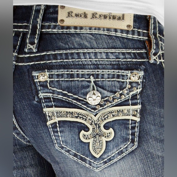 Rock Revival Esther Straight Stretch Jean - Picture 1 of 14
